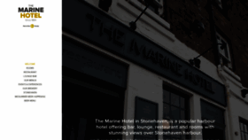 What Marinehotelstonehaven.co.uk website looked like in 2019 (4 years ago)