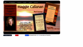 What Maggiecallanan.com website looked like in 2019 (4 years ago)