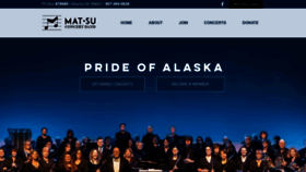What Matsuconcertband.org website looked like in 2019 (4 years ago)