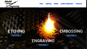 What Mnm-laserengraving.com website looked like in 2019 (4 years ago)