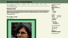 What Medicinasocial.info website looked like in 2019 (4 years ago)