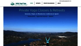 What Mollyvogelyoga.com website looked like in 2019 (4 years ago)