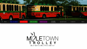 What Muletowntrolley.org website looked like in 2019 (4 years ago)