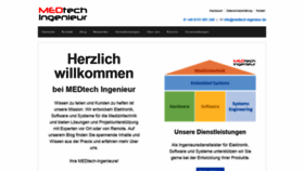 What Medtech-ingenieur.de website looked like in 2019 (4 years ago)