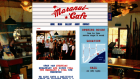 What Maranuicafe.co.nz website looked like in 2019 (4 years ago)