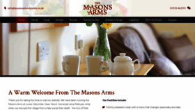 What Masonsarmsodcombe.co.uk website looked like in 2019 (4 years ago)