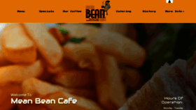 What Meanbeancafear.com website looked like in 2019 (4 years ago)
