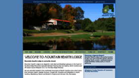 What Mountainhearthlodge.com website looked like in 2019 (4 years ago)
