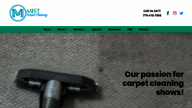 What Mistcarpetcleaning.com website looked like in 2019 (4 years ago)