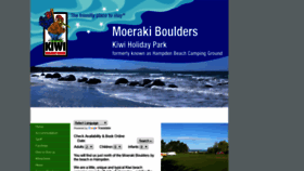 What Moerakibouldersholidaypark.co.nz website looked like in 2019 (4 years ago)