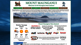 What Mountmaunganui.co.nz website looked like in 2019 (6 years ago)
