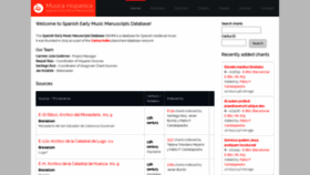 What Musicahispanica.eu website looked like in 2019 (4 years ago)