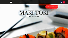 What Makitoki.com website looked like in 2019 (4 years ago)