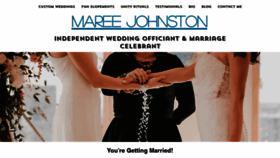 What Marriedbymaree.com website looked like in 2019 (4 years ago)