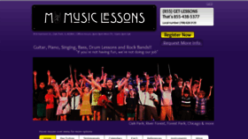 What Mymusiclessons.co website looked like in 2019 (4 years ago)