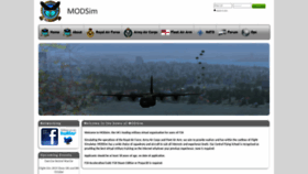 What Modsim.co.uk website looked like in 2019 (4 years ago)