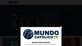 What Mundocatolico.tv website looked like in 2019 (4 years ago)