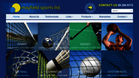 What Mayfieldsports.co.nz website looked like in 2019 (4 years ago)