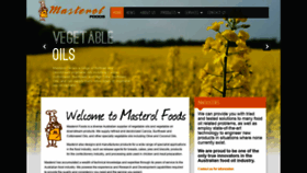 What Masterolfoods.com.au website looked like in 2019 (4 years ago)