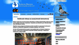 What Maziarz-pigeons.pl website looked like in 2019 (4 years ago)
