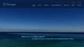 What Milosgiourgas.gr website looked like in 2019 (4 years ago)
