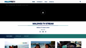 What Maldivestv.mv website looked like in 2019 (4 years ago)
