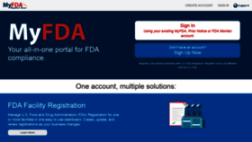 What Myfda.com website looked like in 2019 (4 years ago)
