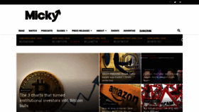 What Micky.com.au website looked like in 2019 (4 years ago)