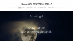 What Mia-angel.co.uk website looked like in 2019 (4 years ago)