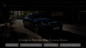 What Mercedes-benz-overseasmotors.ca website looked like in 2019 (4 years ago)