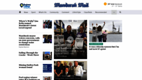 What Mandurahmail.com.au website looked like in 2019 (4 years ago)