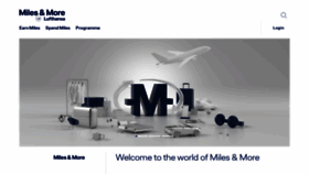What Milesandmore.com website looked like in 2019 (4 years ago)