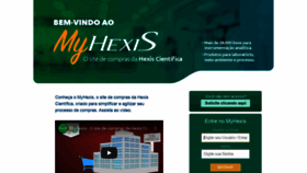 What Myhexis.com.br website looked like in 2019 (4 years ago)
