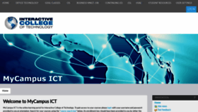 What Mycampus.ict.edu website looked like in 2019 (4 years ago)