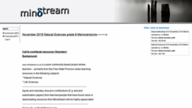 What Mindstream.co.za website looked like in 2019 (4 years ago)