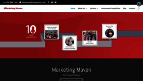 What Marketingmaven.com website looked like in 2019 (4 years ago)