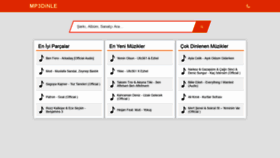 What Mp3dinle.net website looked like in 2019 (4 years ago)