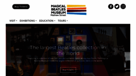 What Magicalbeatlesmuseum.com website looked like in 2019 (4 years ago)