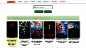 What Moviesbench.com website looked like in 2019 (4 years ago)