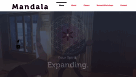 What Mandalayogacenter.com website looked like in 2019 (4 years ago)