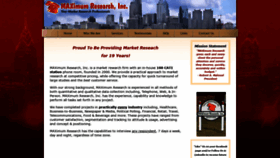 What Maximumresearch.com website looked like in 2019 (4 years ago)
