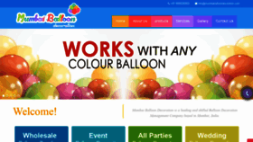 What Mumbaiballoondecoration.com website looked like in 2019 (4 years ago)