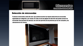 What Microondas.com.es website looked like in 2019 (4 years ago)