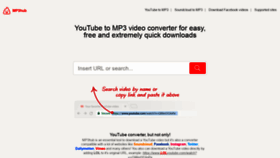 What Mp3hub.com website looked like in 2019 (4 years ago)