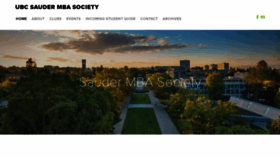 What Mbasociety.ca website looked like in 2019 (5 years ago)