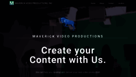 What Maverickstudio.com website looked like in 2019 (4 years ago)