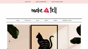 What Makeandtell.com website looked like in 2019 (4 years ago)