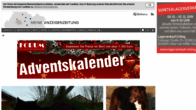 What Meine-anzeigenzeitung.de website looked like in 2019 (4 years ago)