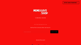 What Memeulous.shop website looked like in 2019 (4 years ago)