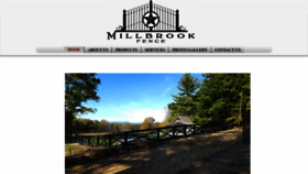 What Millbrookfence.com website looked like in 2019 (4 years ago)